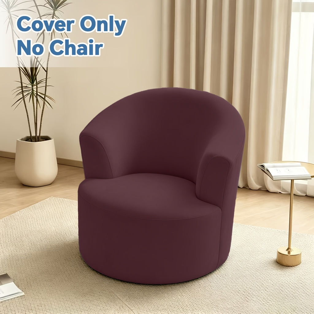 Housse de chaise légère extensible en fibre de lait pour fauteuil, mise en situation