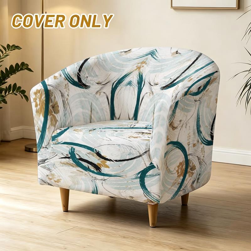 Housse de canapé légère extensible en fibre de lait matelassée à motif