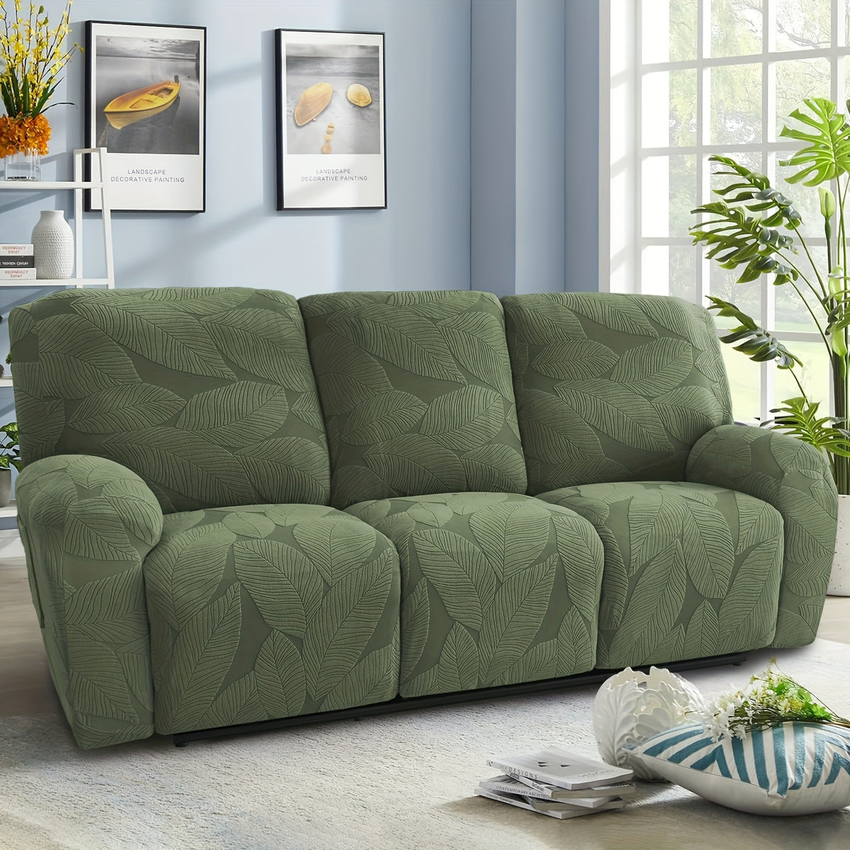 Housse de canapé extensible en polaire antidérapante, autre coloris