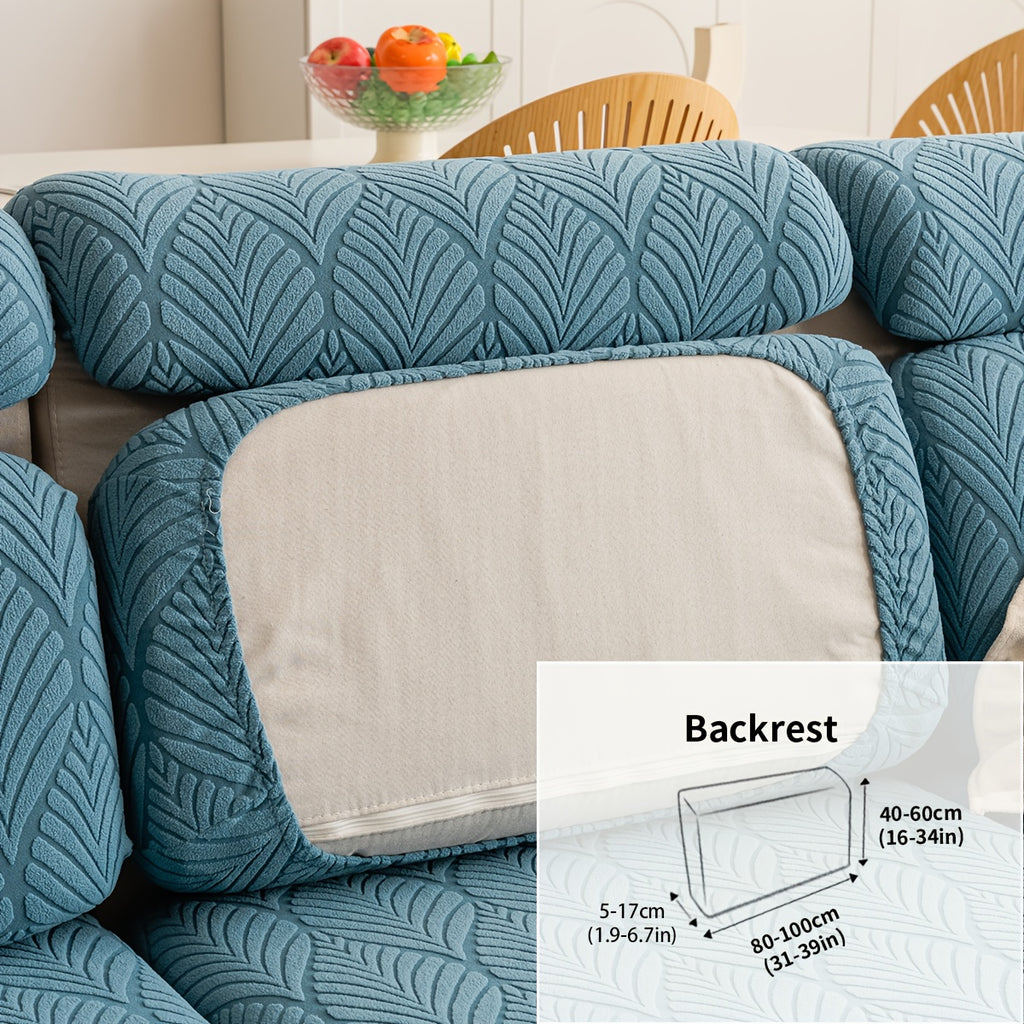Housse de canapé extensible en polaire à housses séparées, visuel produit