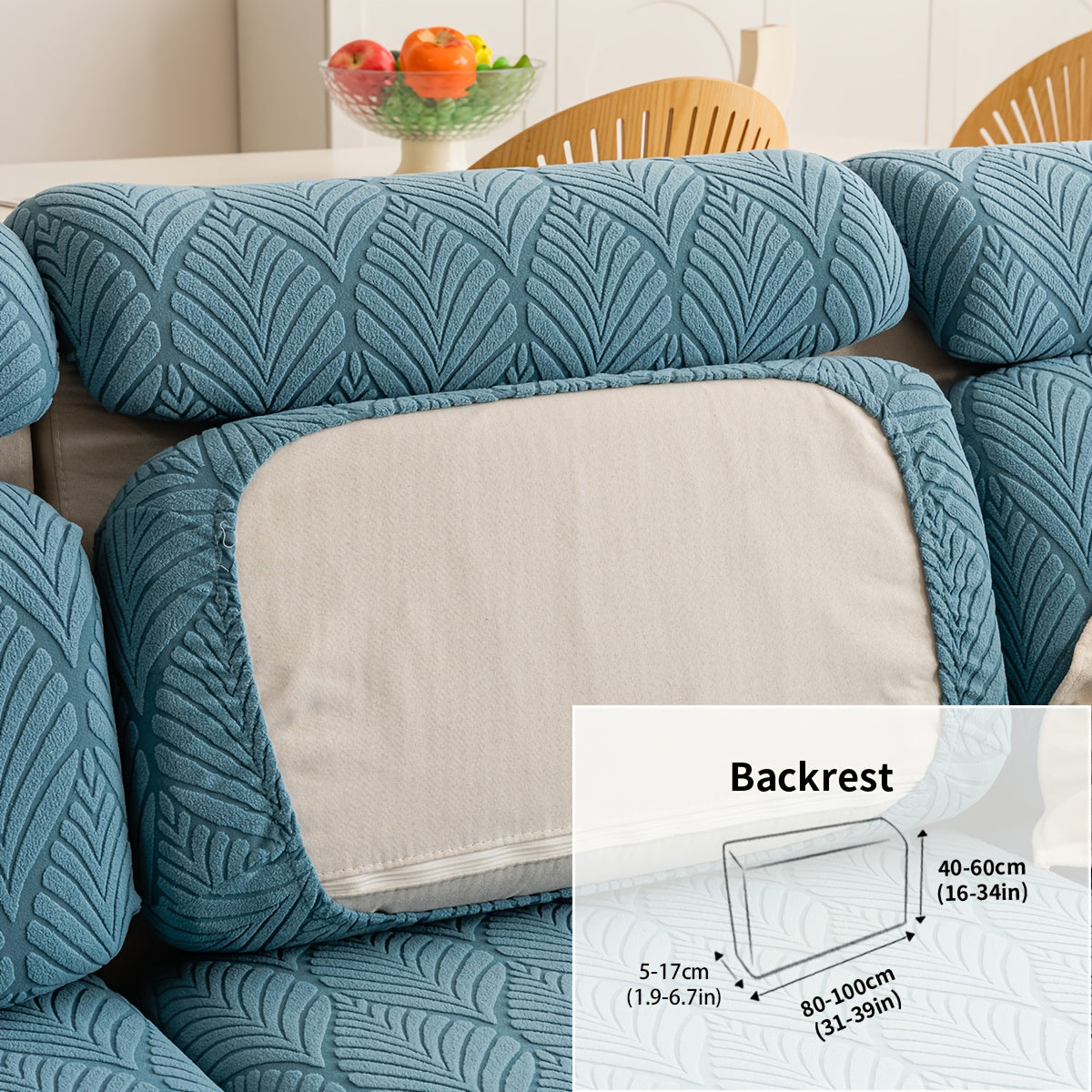 Housse de canapé extensible en polaire à housses séparées, visuel produit