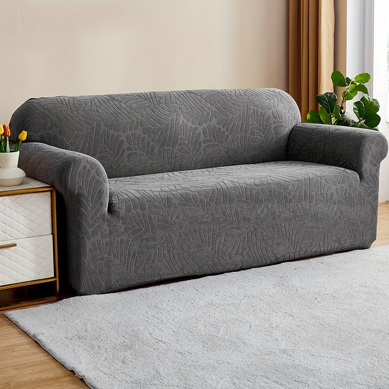 Housse de canapé extensible en tissu matelassé matelassée antidérapante, vue de dos