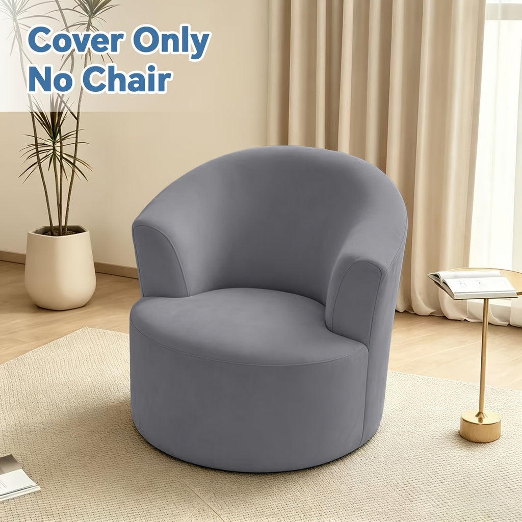 Housse de chaise légère extensible en fibre de lait pour fauteuil, vue d'ensemble