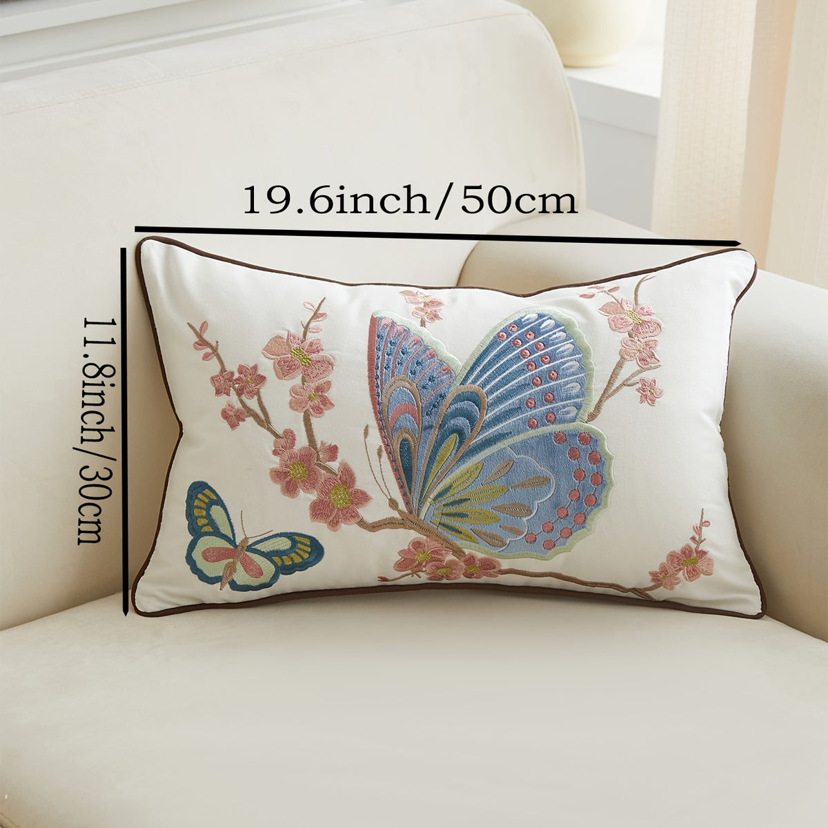 Housse de coussin d'esprit campagne, vue d'ensemble