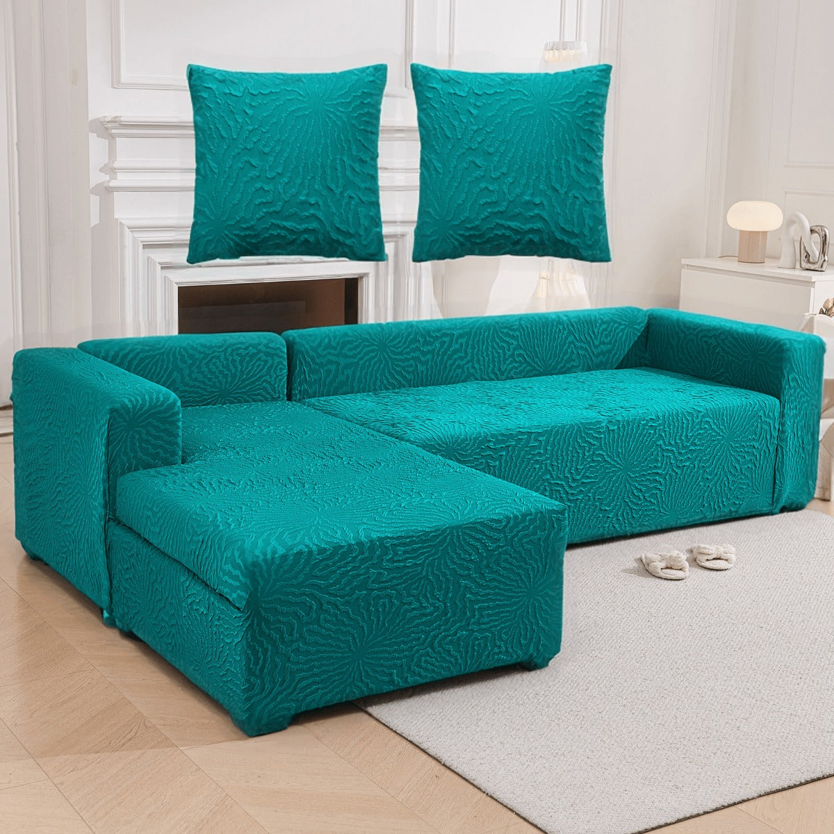 Housse de canapé légère en polyester, vue d'ensemble