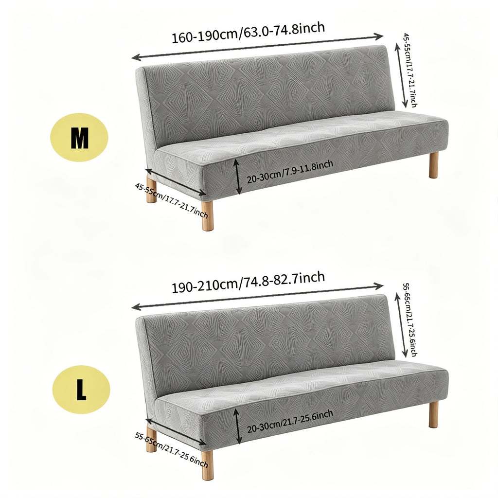 Housse de canapé extensible en polaire jacquard anti-griffes, visuel produit