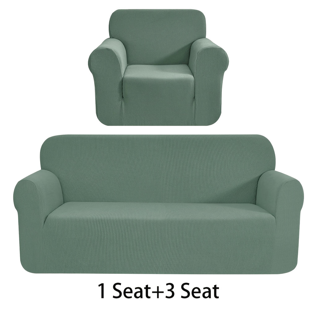 Housse de canapé extensible en polaire jacquard anti-griffes, autre coloris