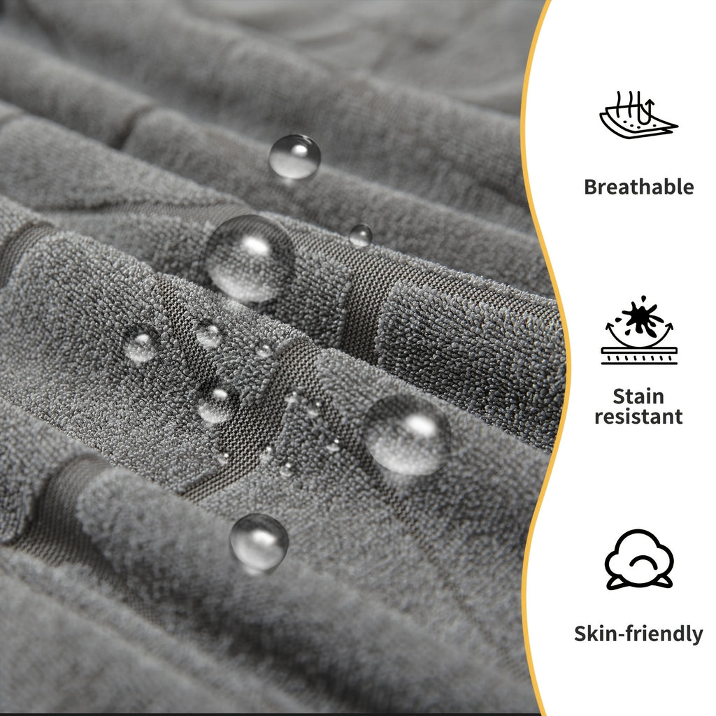 Housse de canapé extensible en polaire jacquard antidérapante à housses, visuel produit