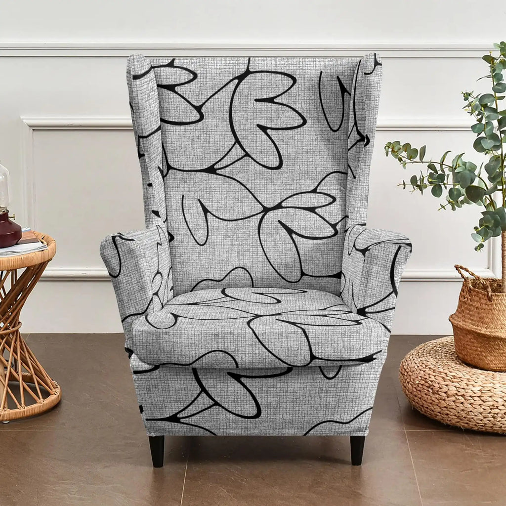 Housse de fauteuil extensible en fibre de lait