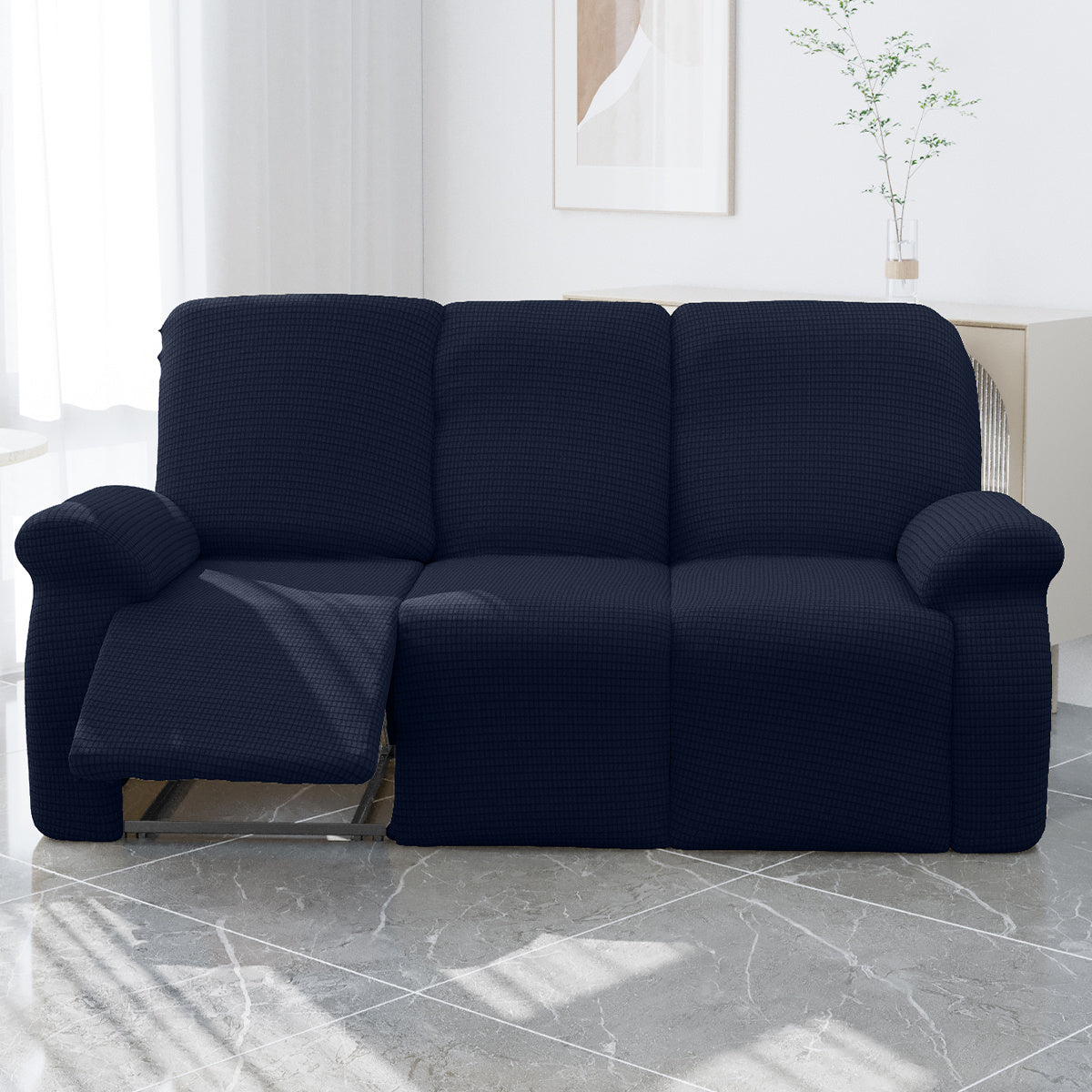 Protection de canapé extensible en polaire, vue d'ensemble