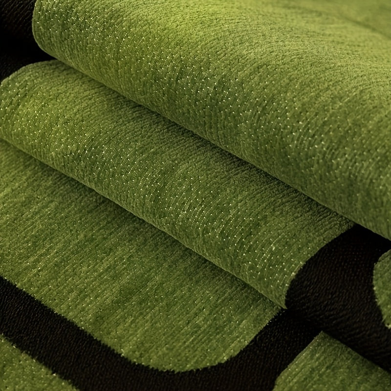 Housse de canapé épaisse en chenille jacquard, vue de dos