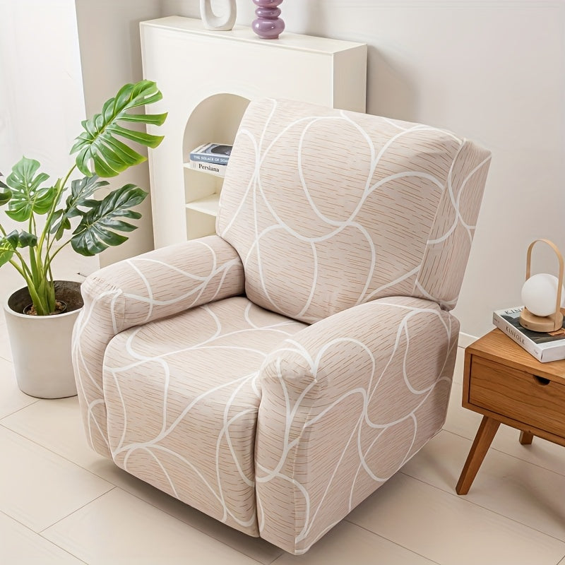 Housse de canapé extensible en fibre de lait d'esprit bohème, housse posée