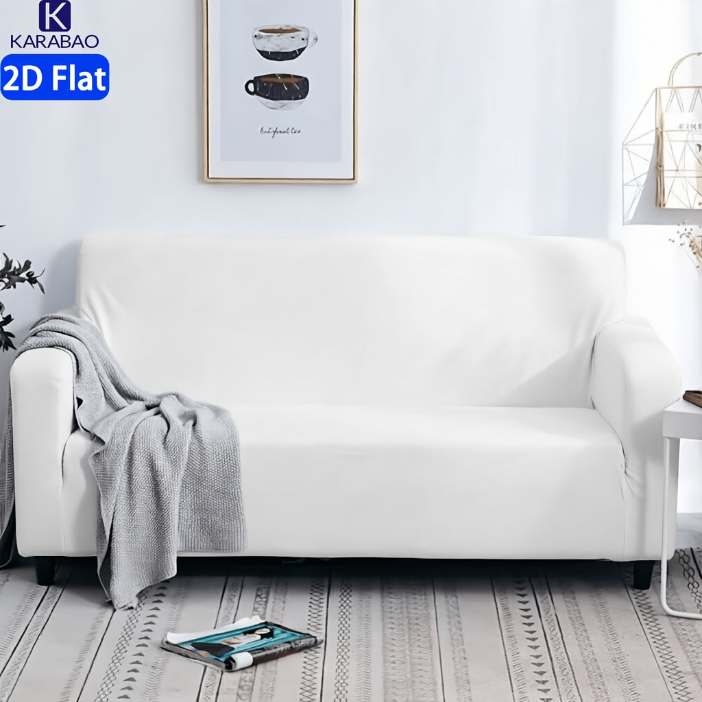 Housse de canapé en fibre de lait imprimée antidérapante, mise en situation