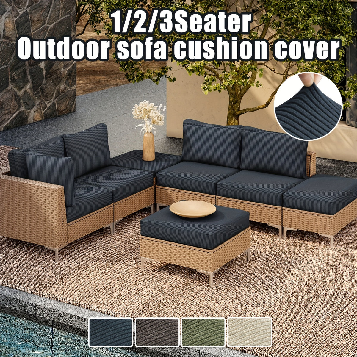 Housse de canapé extensible en polaire — détail de la matière : polaire Image
