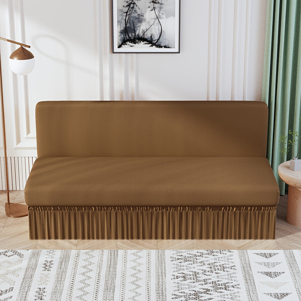 Housse de canapé extensible en fibre de lait à housses séparées pour canapé, autre coloris