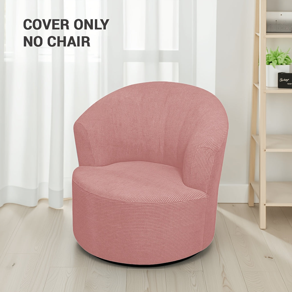 Housse de fauteuil extensible en velours côtelé jacquard pour fauteuil, tissu de 180 à 200 g/m²