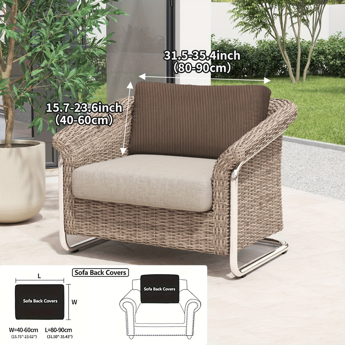 Housse de canapé extensible en polaire, mise en situation