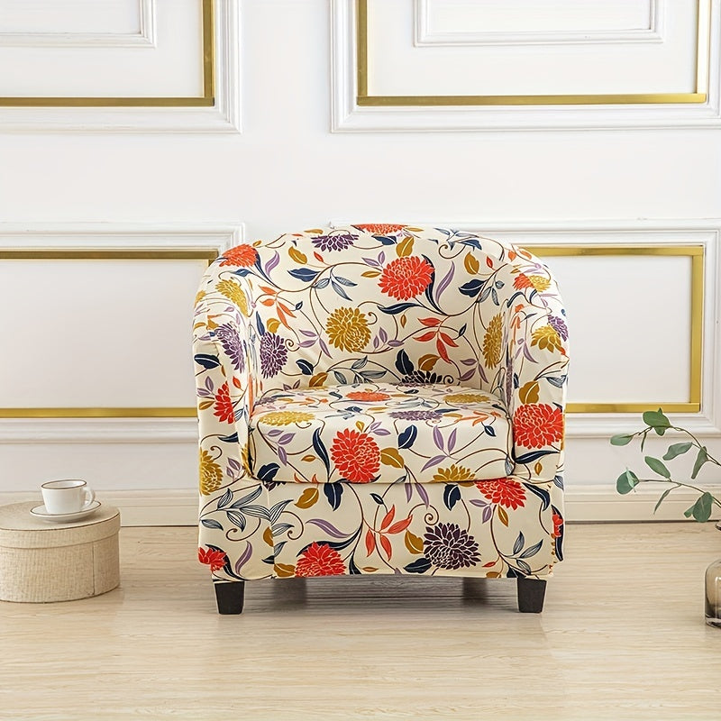 Housse de canapé extensible en fibre de lait à housses séparées pour fauteuil, visuel produit