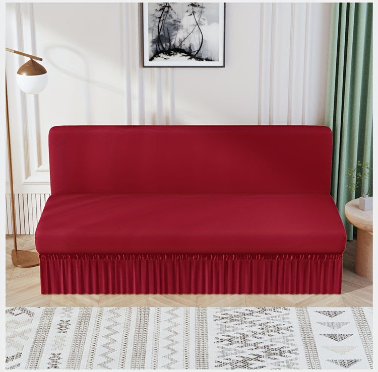 Housse de canapé extensible en fibre de lait à housses séparées pour canapé, vue de dos