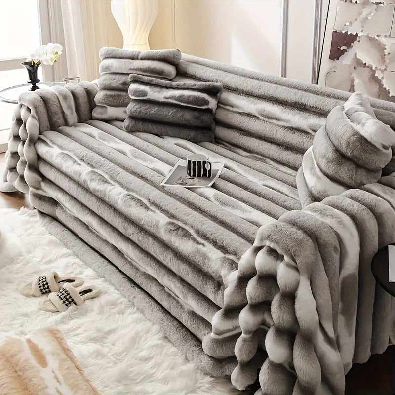 Housse de canapé en peluche, vue d'ensemble