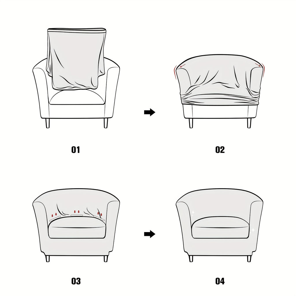 Housse de canapé extensible en polaire pour fauteuil, autre coloris