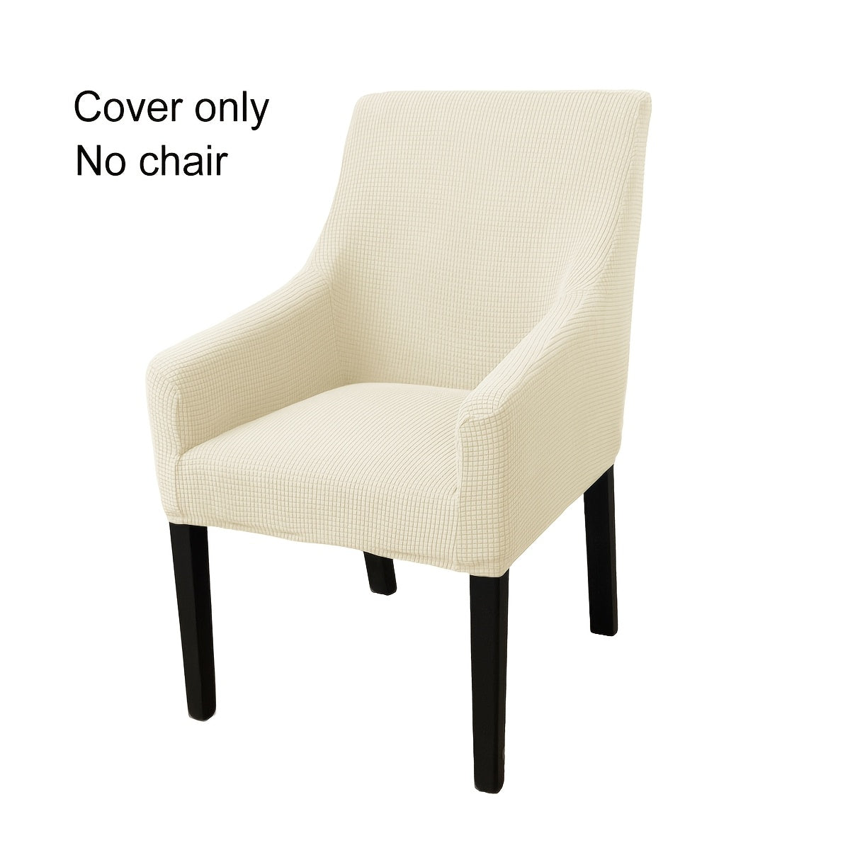 Housse de fauteuil épaisse extensible en velours côtelé jacquard