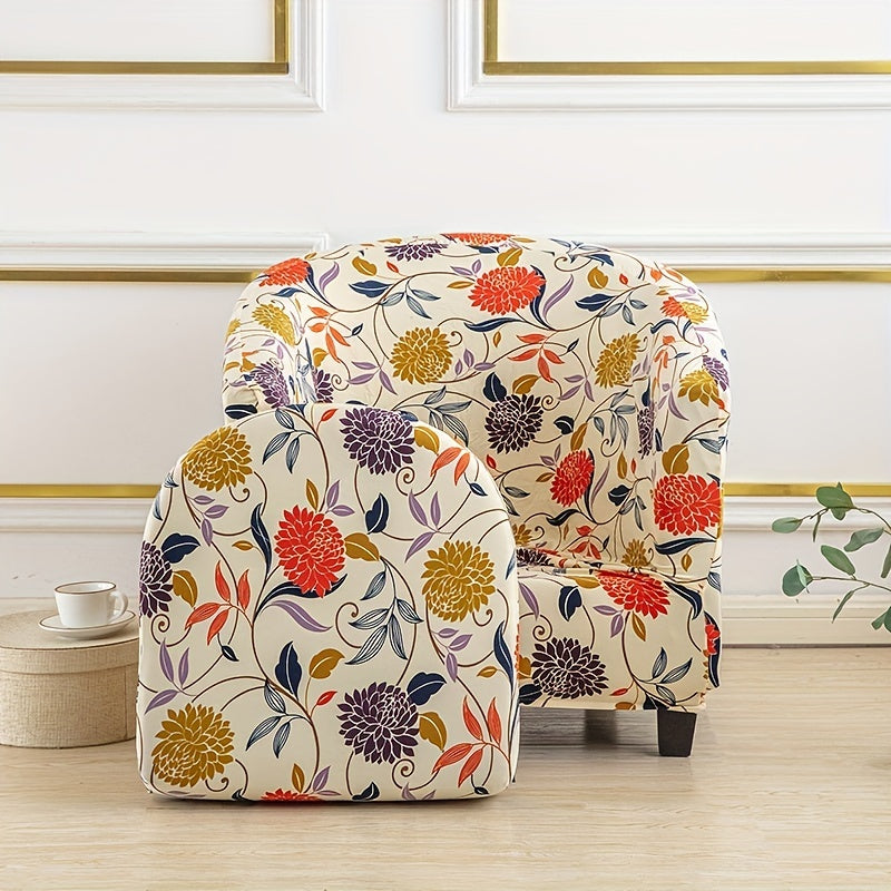 Housse de canapé extensible en fibre de lait à housses séparées pour fauteuil