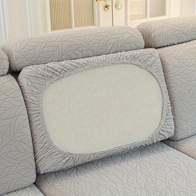 Housse de canapé extensible en polaire antidérapante, visuel produit