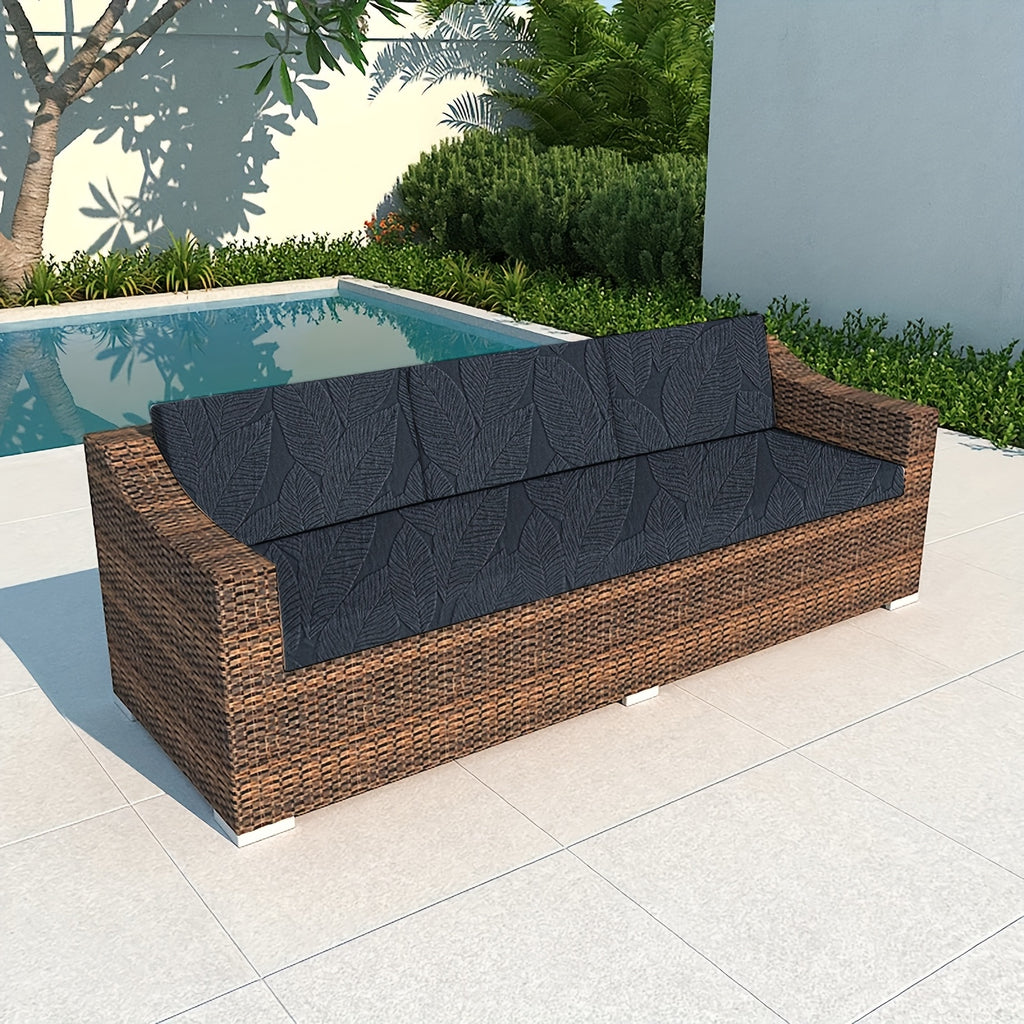 Housse de canapé extensible en polaire, gros plan sur le tissu
