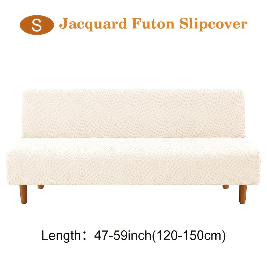 Housse de canapé extensible en velours côtelé jacquard