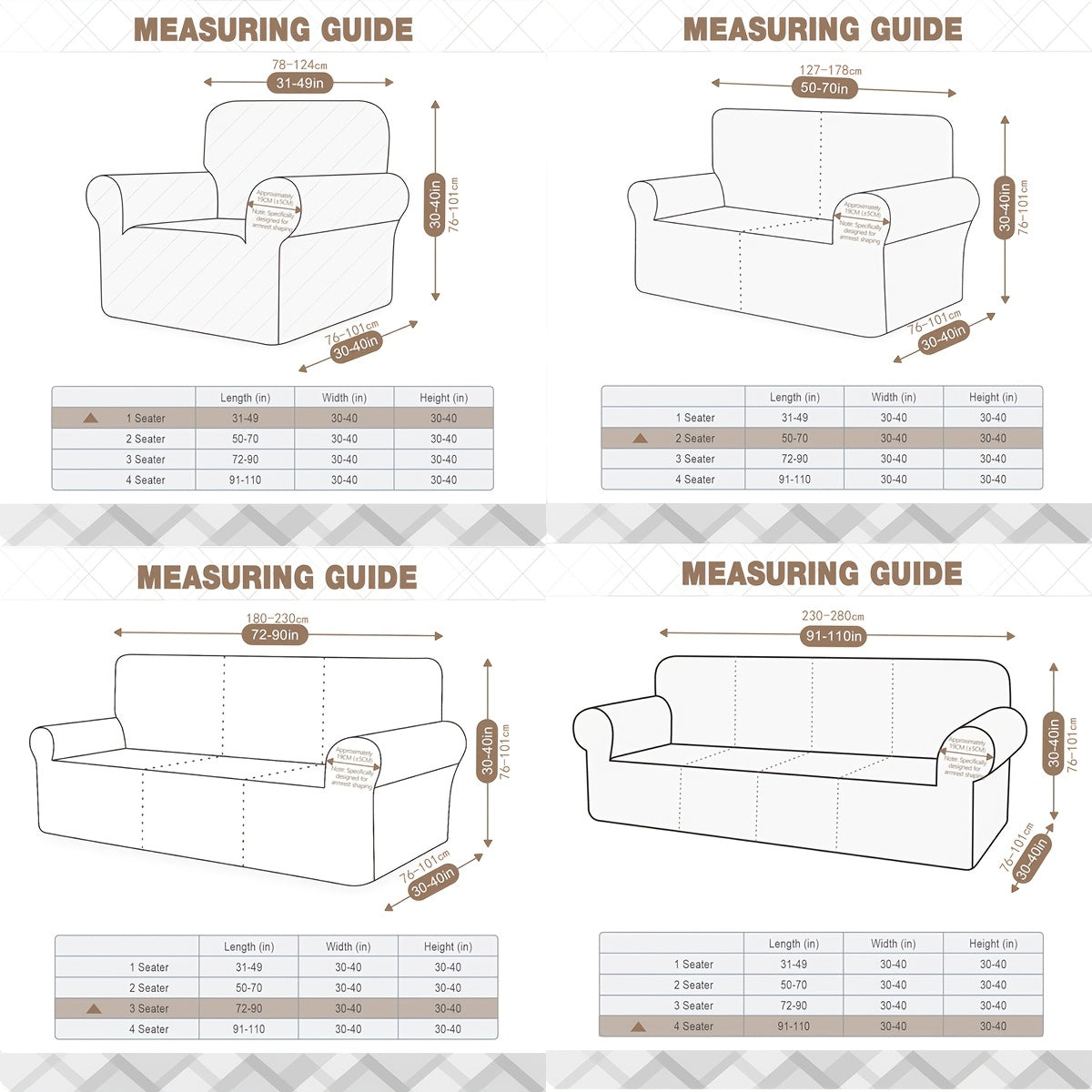 Housse de canapé extensible en polaire jacquard à motif feuillage, visuel produit