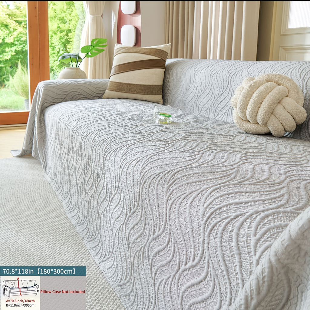 Housse de coussin épaisse en polyester, vue d'ensemble