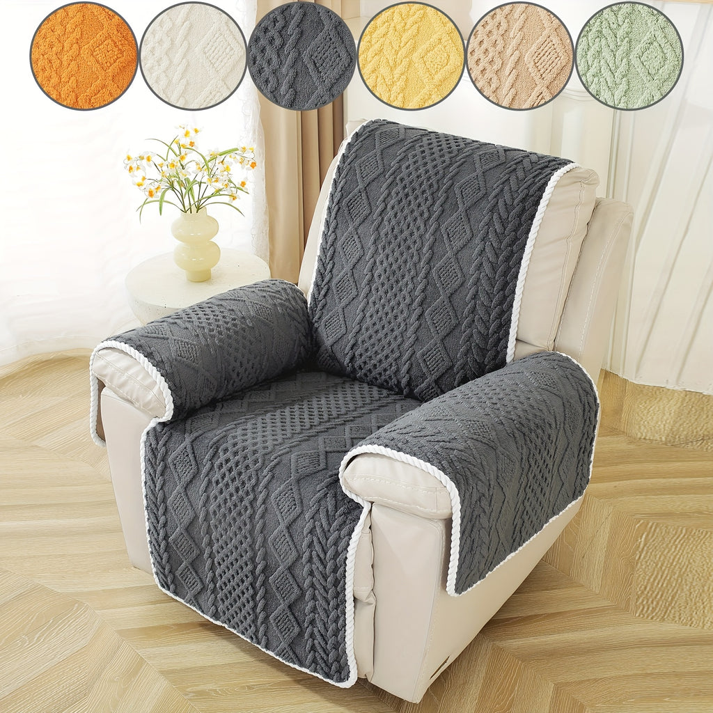 Housse de canapé en velours jacquard pour fauteuil, visuel produit