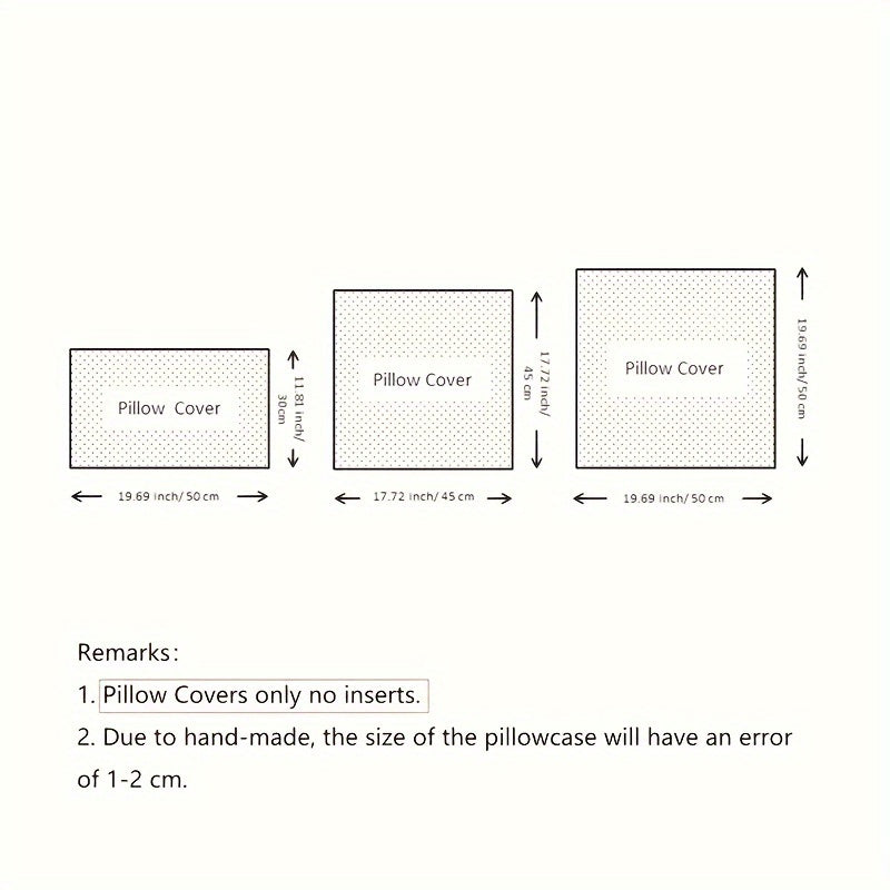 Housse de coussin d'esprit campagne, gros plan sur le tissu