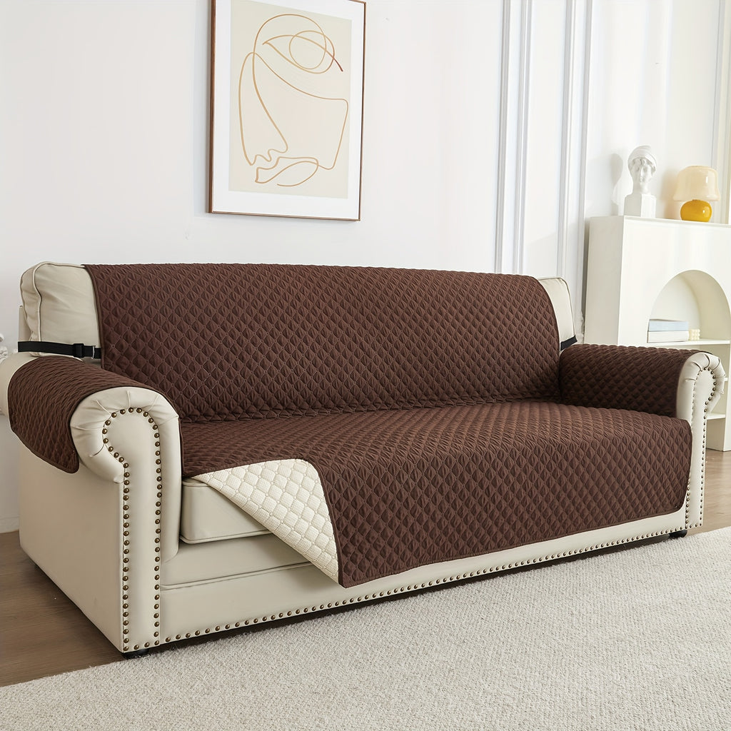 Housse de canapé légère en polyester antidérapante, tissu de 100 g/m²