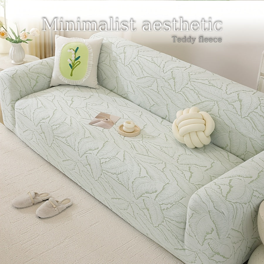 Housse de canapé extensible en polyester, housse posée