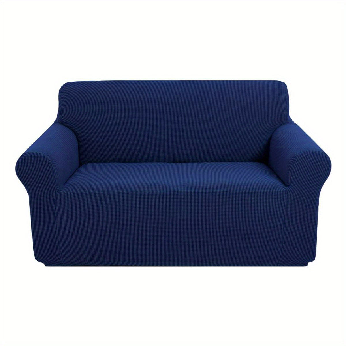 Housse de canapé épaisse extensible en polaire jacquard, housse posée