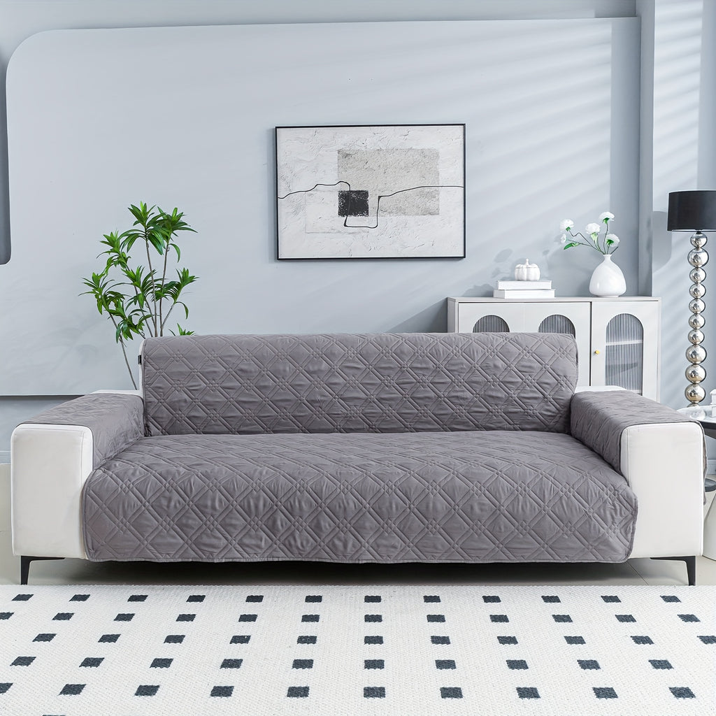 Housse de canapé légère en polyester antidérapante, autre coloris