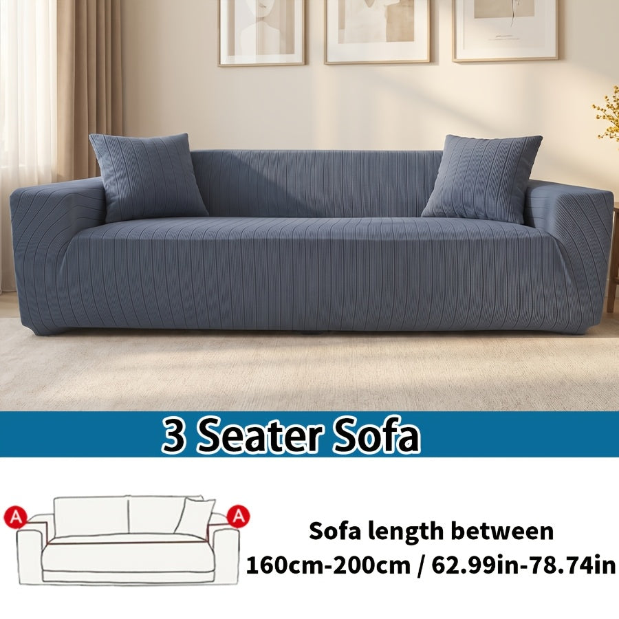Housse de canapé extensible en polaire jacquard antidérapante, autre coloris
