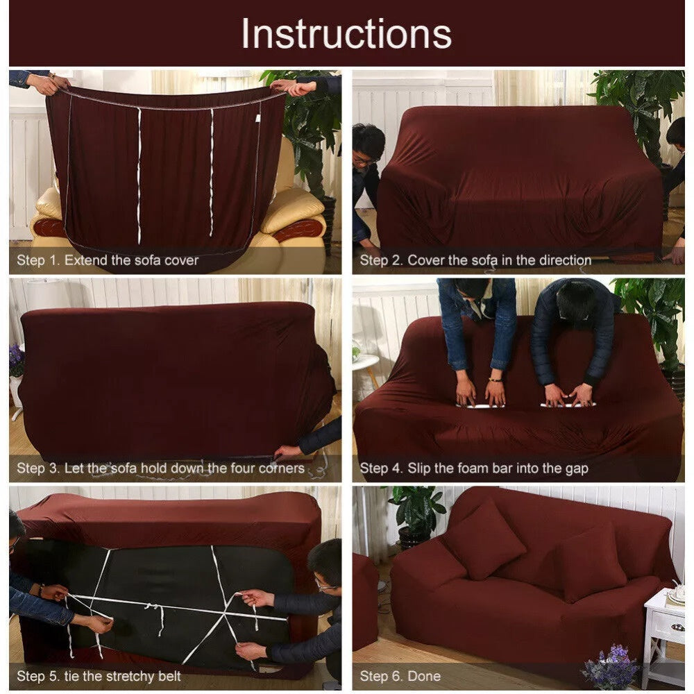 Housse de canapé légère en velours pour canapé trois places, visuel produit