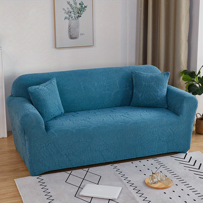 Housse de canapé extensible en tissu matelassé matelassée antidérapante, détail de la finition