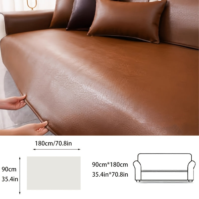 Protection de canapé en polyester d'esprit vintage, gros plan sur le tissu