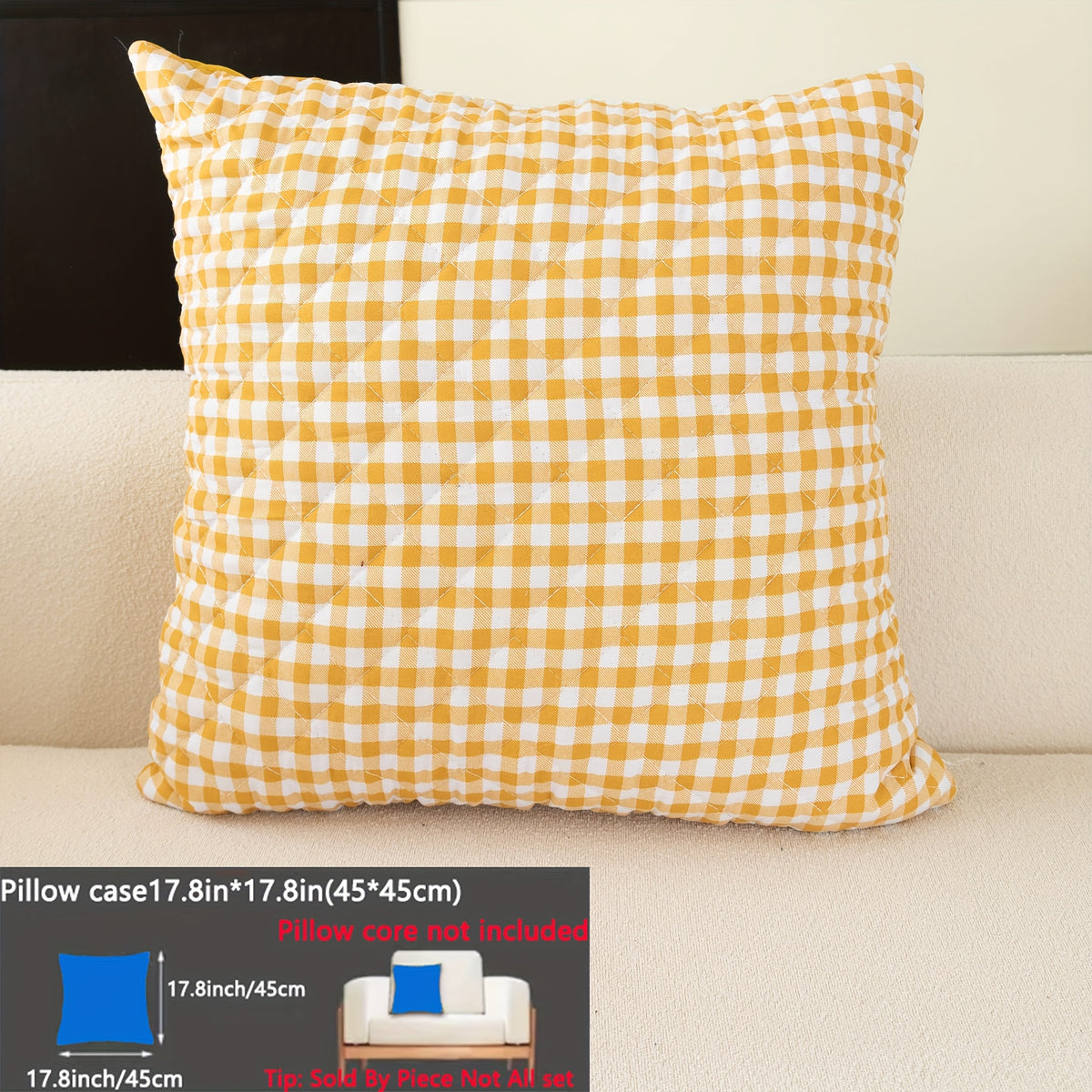 Housse de canapé épaisse matelassée — détail de la matière : tissu matelassé Image