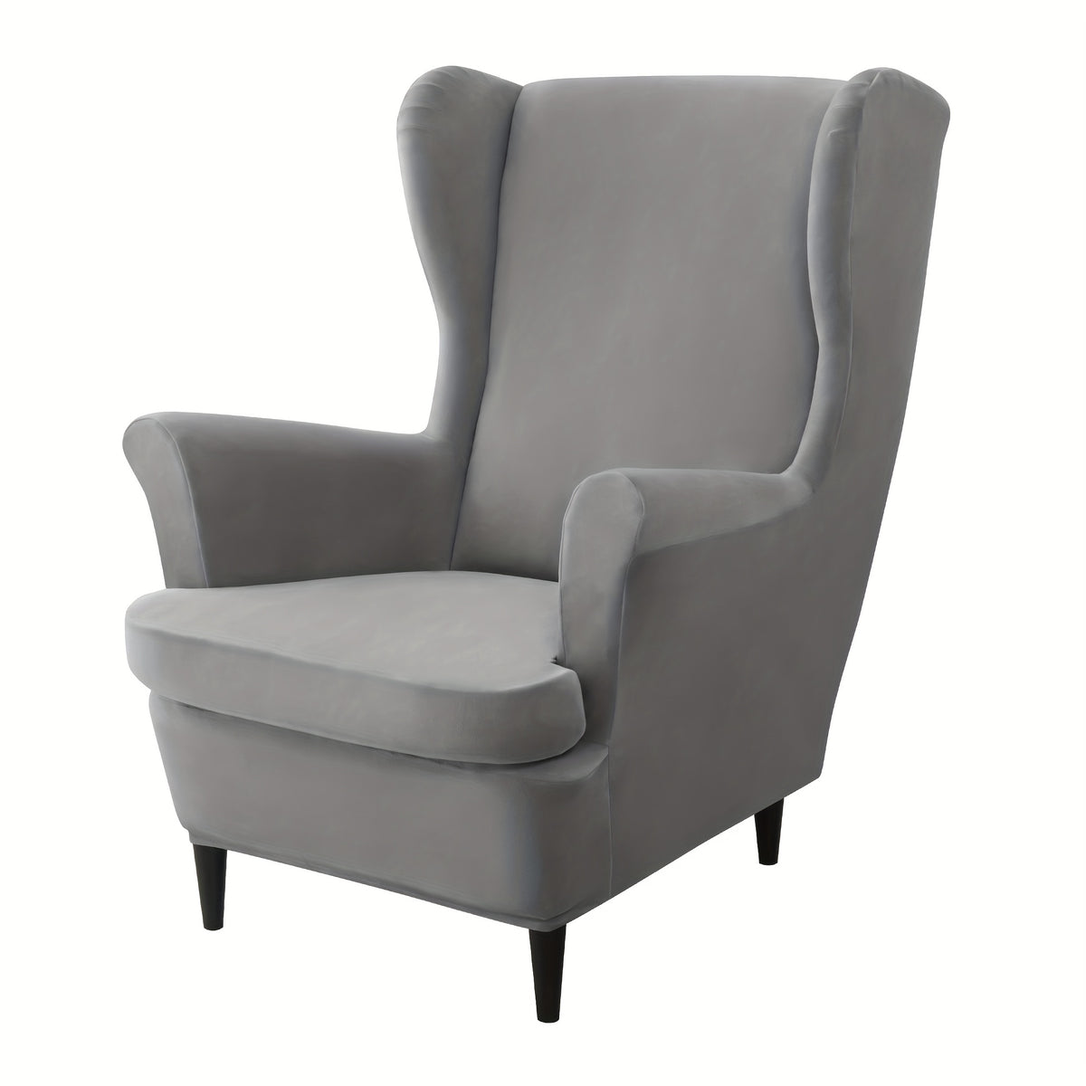 Housse de canapé épaisse extensible en velours pour fauteuil, gros plan sur le tissu