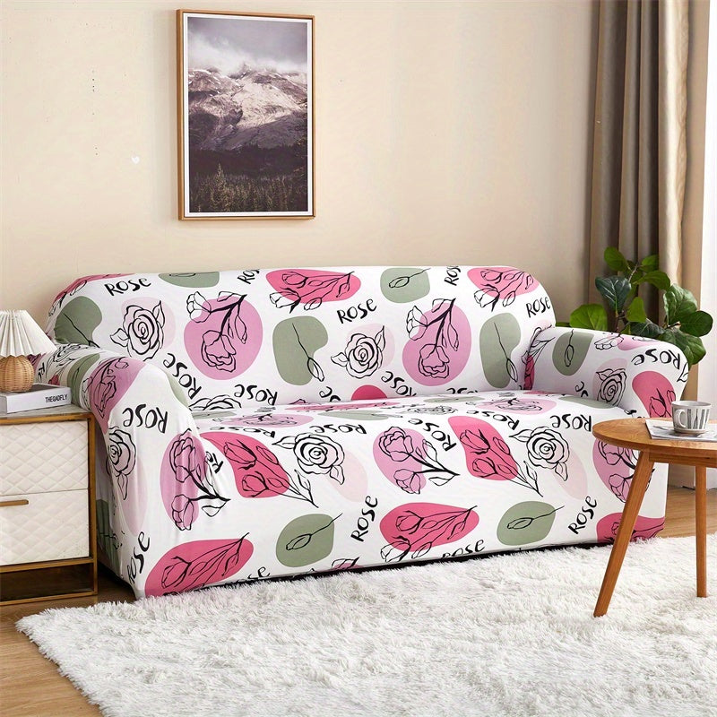 Housse de canapé légère extensible en fibre de lait matelassée, visuel produit