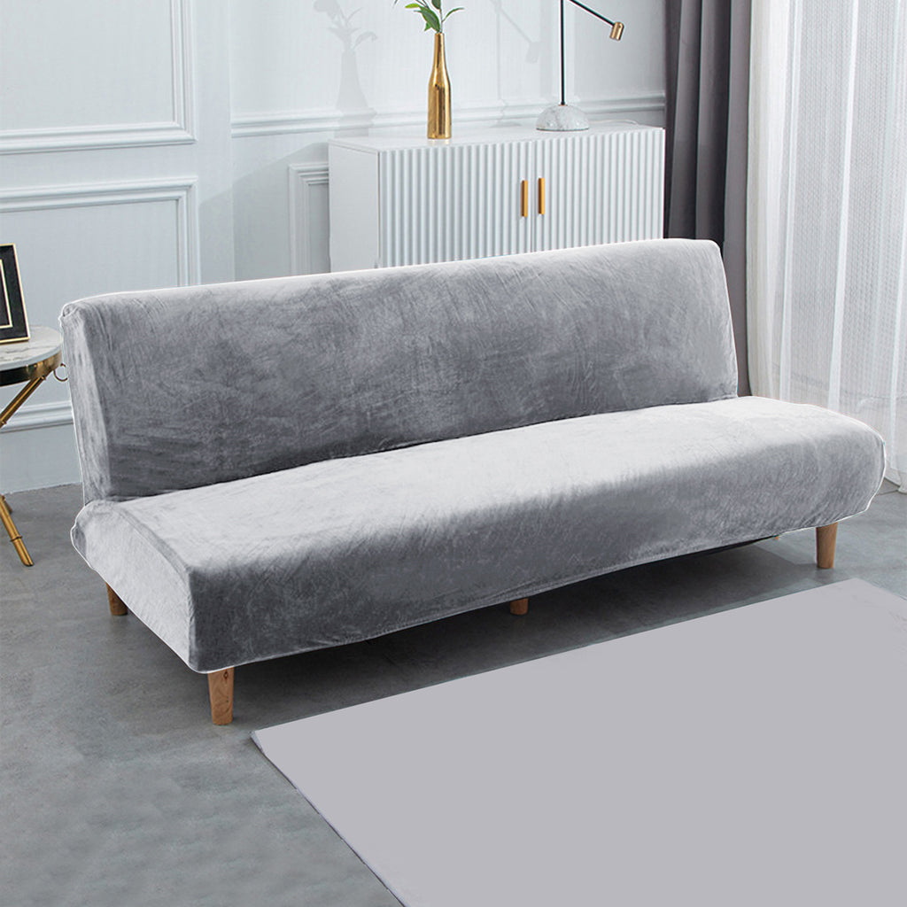 Housse de canapé épaisse extensible en velours, autre coloris