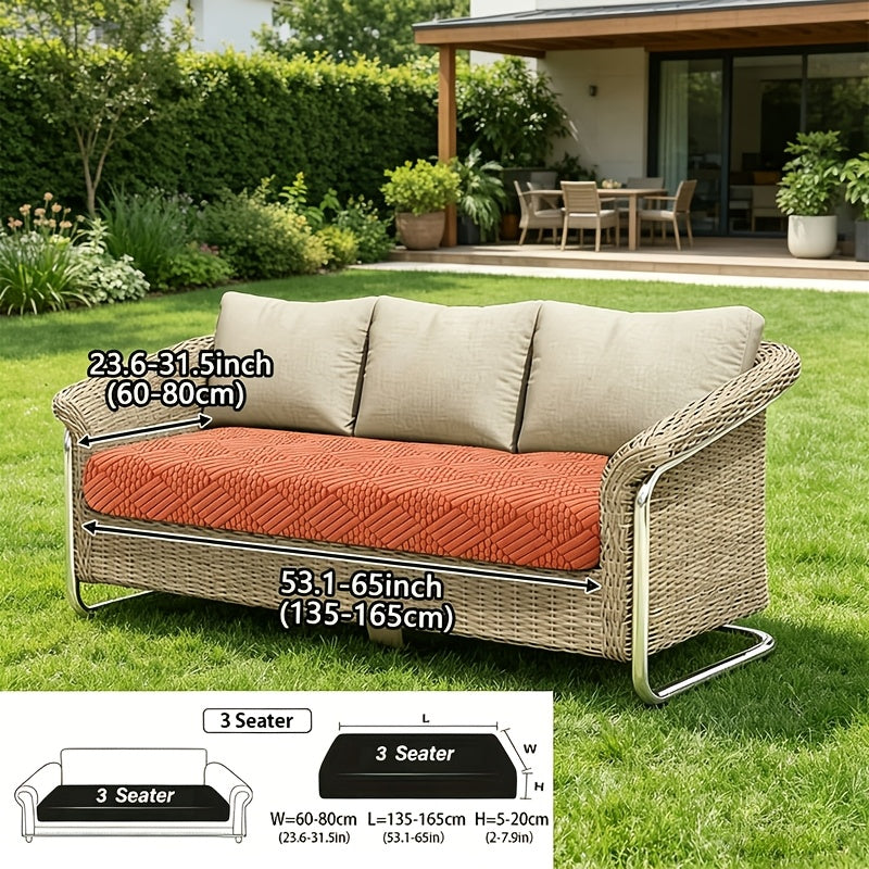 Housse de canapé extensible en polaire jacquard à housses séparées, autre coloris