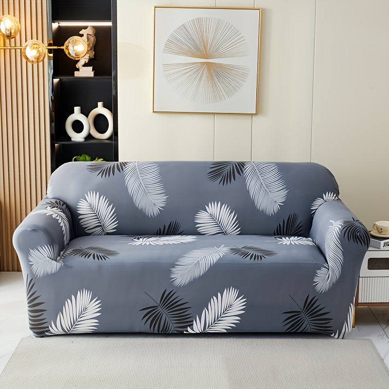 Housse de canapé légère extensible en fibre de lait matelassée, détail de la finition