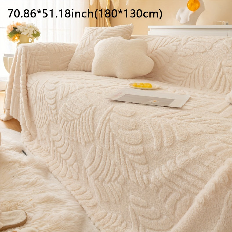 Housse de canapé épaisse en velours jacquard antidérapante Image