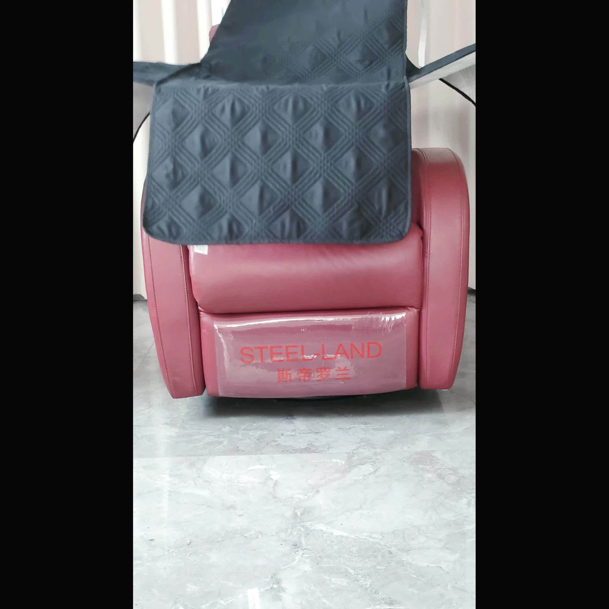 Housse de canapé épaisse pour fauteuil, gros plan sur le tissu
